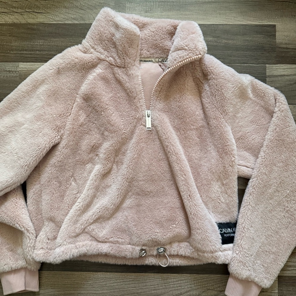 Cozy Pink Jacket by Calvin Klein